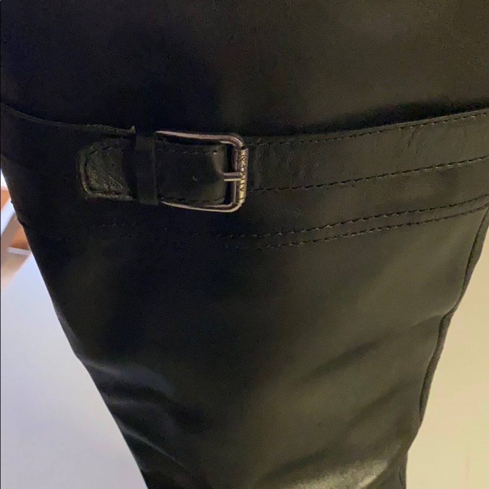 Ralph Lauren Tall Black Boots 10 - Picture 3 of 8